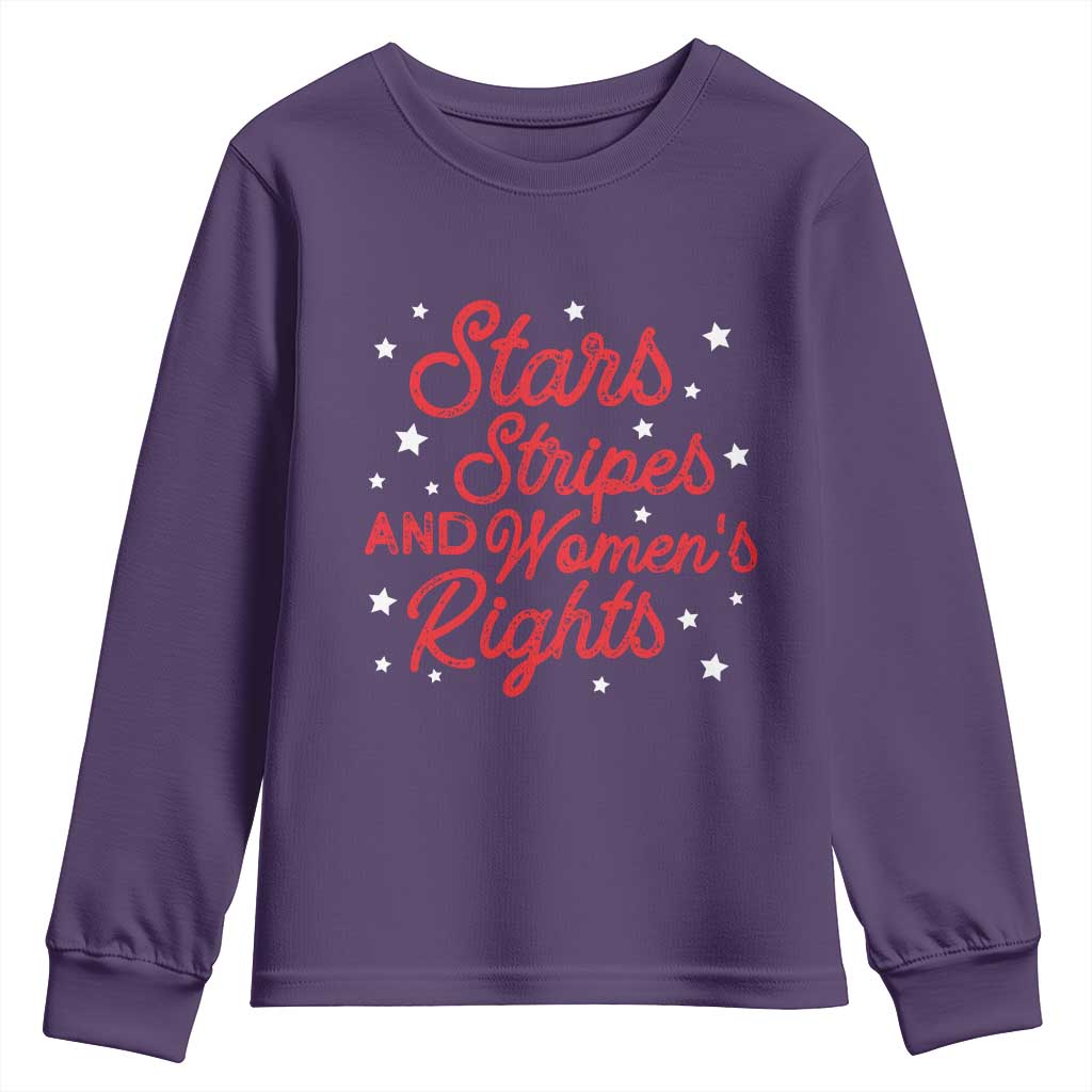 Stars Stripes And Equal Rights Youth Sweatshirt 4th Of July Patriotic - Wonder Print Shop