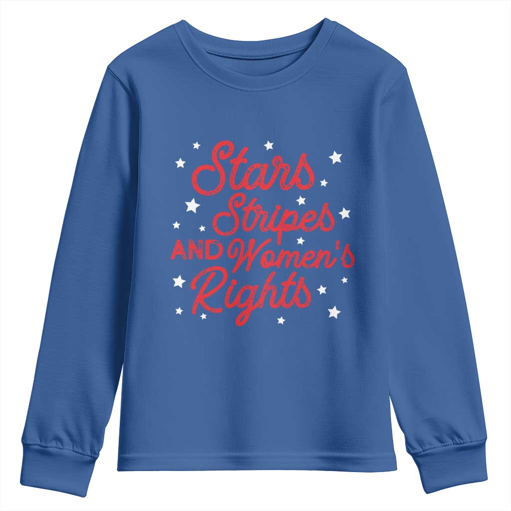Stars Stripes And Equal Rights Youth Sweatshirt 4th Of July Patriotic - Wonder Print Shop