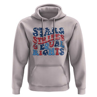 Stars Stripes And Equal Rights Hoodie Groovy Retro 4th Of July - Wonder Print Shop