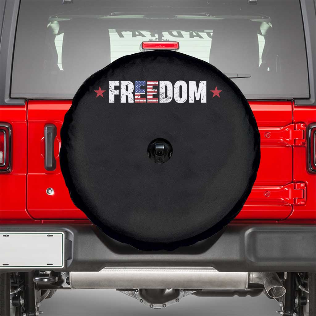 Patriotic Spare Tire Cover Freedom American Flag 4th of July - Wonder Print Shop
