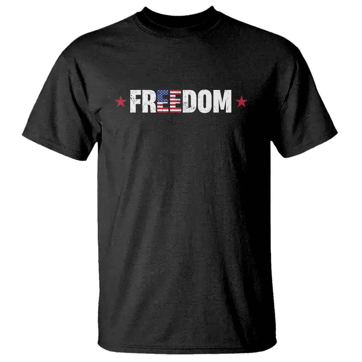 Patriotic T Shirt Freedom American Flag 4th of July - Wonder Print Shop