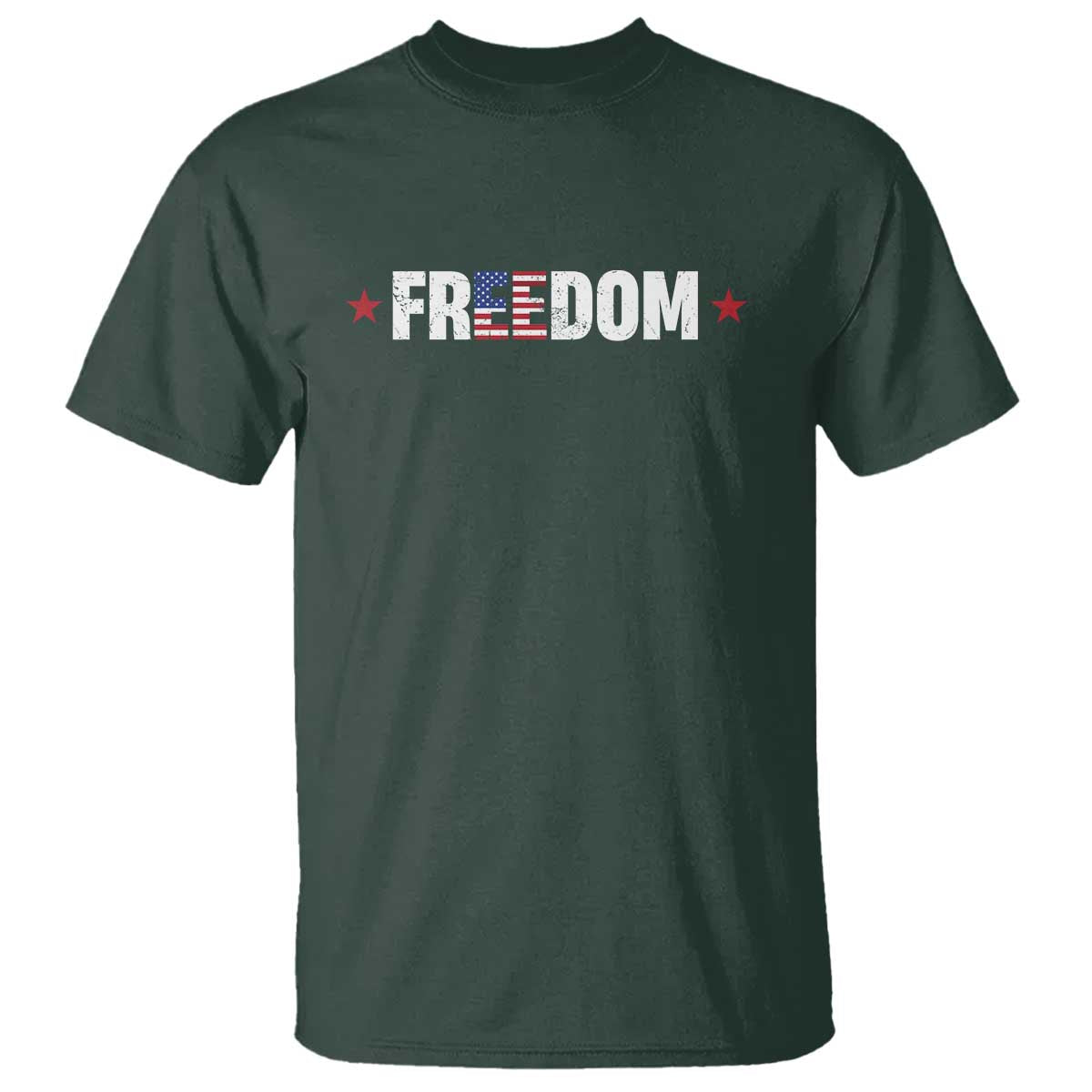 Patriotic T Shirt Freedom American Flag 4th of July - Wonder Print Shop