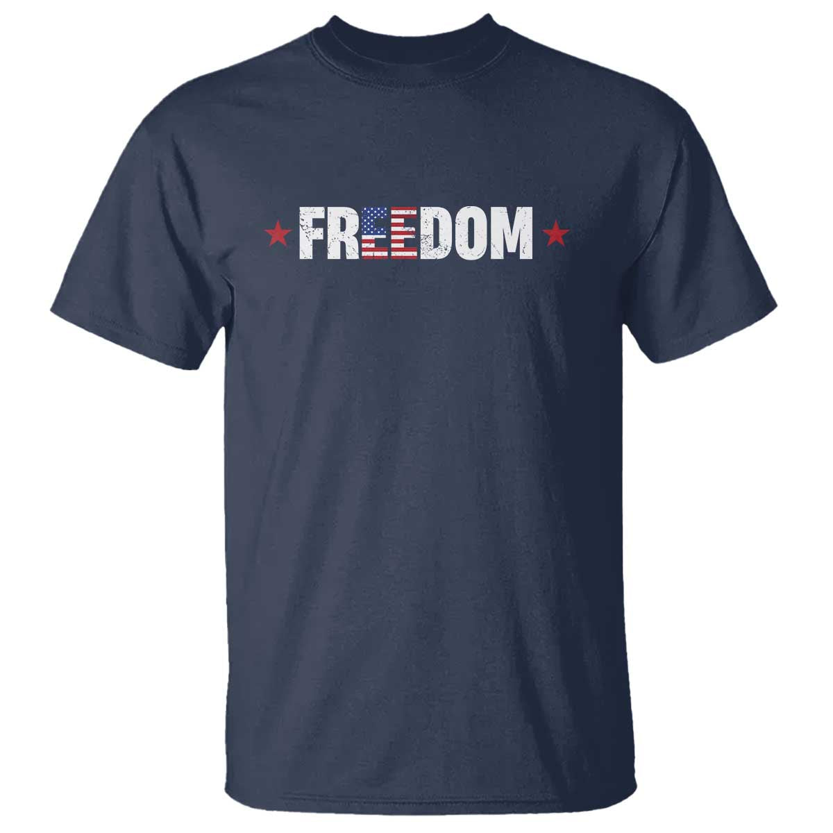 Patriotic T Shirt Freedom American Flag 4th of July - Wonder Print Shop