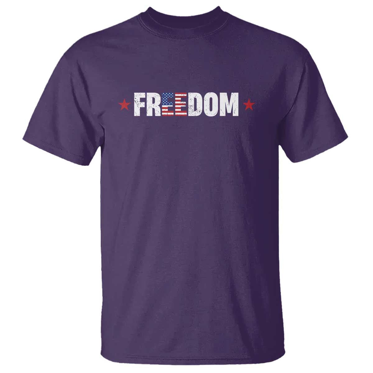 Patriotic T Shirt Freedom American Flag 4th of July - Wonder Print Shop