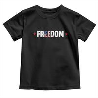 Patriotic Toddler T Shirt Freedom American Flag 4th of July - Wonder Print Shop