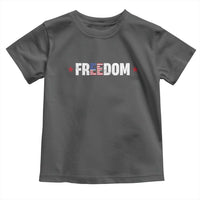 Patriotic Toddler T Shirt Freedom American Flag 4th of July - Wonder Print Shop