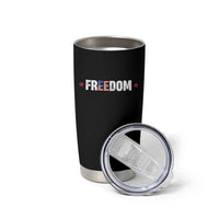 Patriotic Tumbler Cup Freedom American Flag 4th of July - Wonder Print Shop