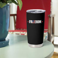 Patriotic Tumbler Cup Freedom American Flag 4th of July - Wonder Print Shop