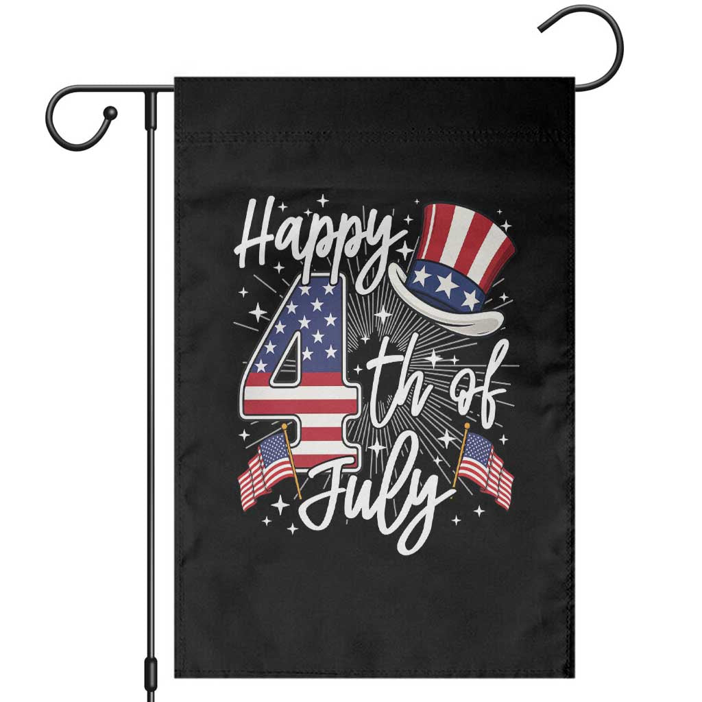 Happy 4th Of July Garden Flag Patriotic American Flag USA - Wonder Print Shop