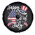 Happy 4th Of July Spare Tire Cover Patriotic American Flag USA - Wonder Print Shop