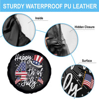 Happy 4th Of July Spare Tire Cover Patriotic American Flag USA - Wonder Print Shop