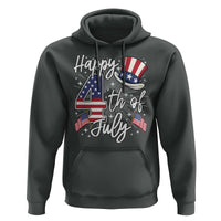 Happy 4th Of July Hoodie Patriotic American Flag USA - Wonder Print Shop