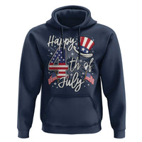 Happy 4th Of July Hoodie Patriotic American Flag USA - Wonder Print Shop