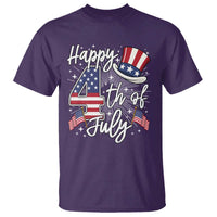Happy 4th Of July T Shirt Patriotic American Flag USA - Wonder Print Shop