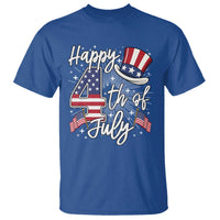 Happy 4th Of July T Shirt Patriotic American Flag USA - Wonder Print Shop