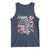 Happy 4th Of July Tank Top Patriotic American Flag USA - Wonder Print Shop