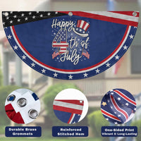 Happy 4th Of July Patriotic Fan Flag American Flag USA