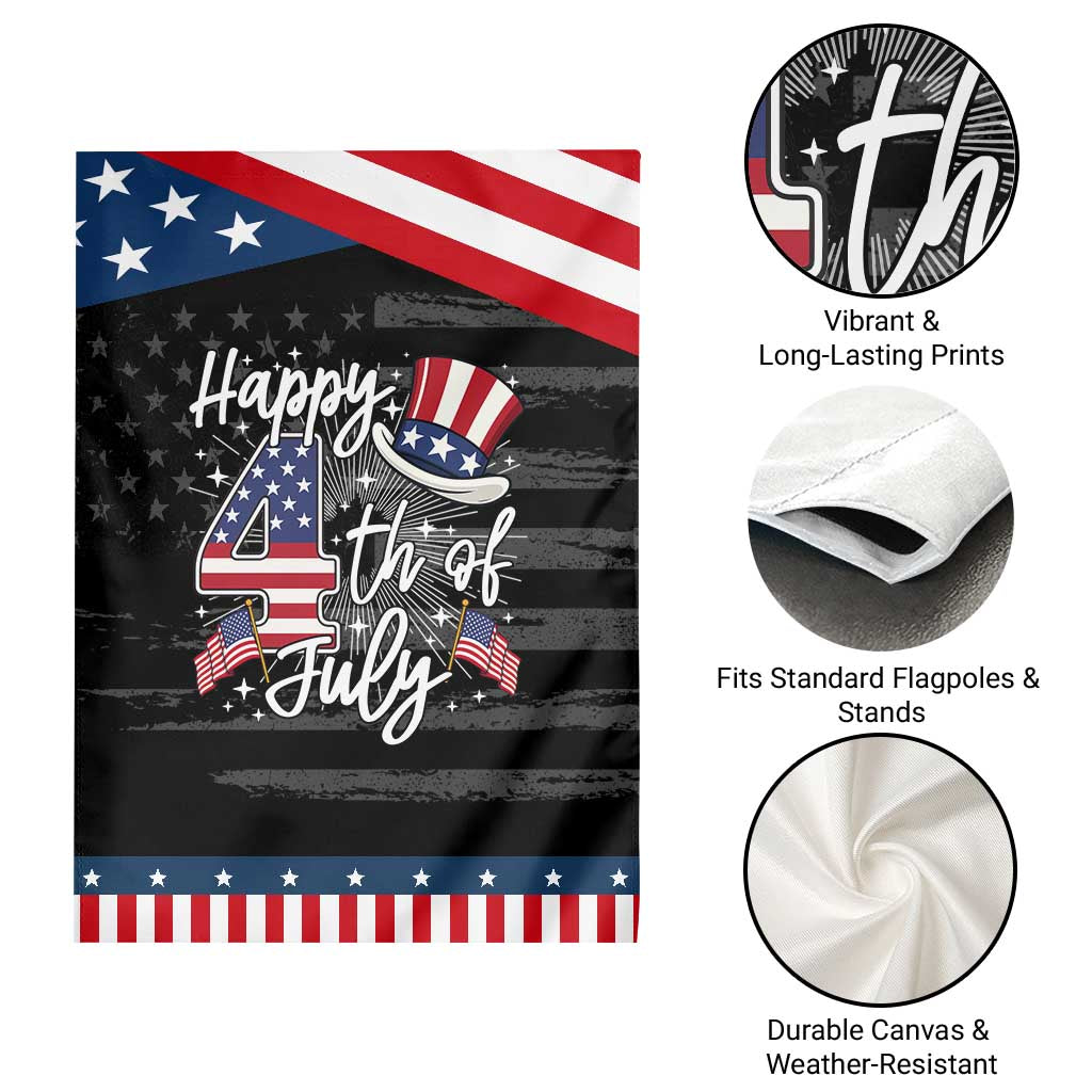 Happy 4th Of July Garden Flag Patriotic American Flag USA
