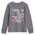 Happy 4th Of July Youth Sweatshirt Patriotic American Flag USA - Wonder Print Shop