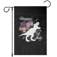 Dinosaur Happy 4th of July Garden Flag Patriotic American Flag USA - Wonder Print Shop