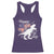 Dinosaur Happy 4th of July Racerback Tank Top Patriotic American Flag USA - Wonder Print Shop