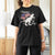 Dinosaur Happy 4th of July T Shirt For Women Patriotic American Flag USA - Wonder Print Shop