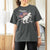 Dinosaur Happy 4th of July T Shirt For Women Patriotic American Flag USA - Wonder Print Shop