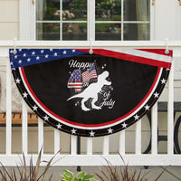 Dinosaur Happy 4th of July Patriotic Fan Flag American Flag USA