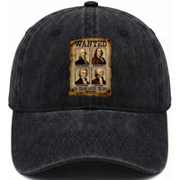 Wanted Treason Founding Fathers 1776 Washed Cotton Baseball Cap 4th Of July Independence Day