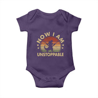 Retro Now I Am Unstoppable Baby Onesie Funny Dinosaur Dino Gifts Vintage
