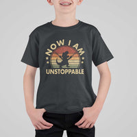 Retro Now I Am Unstoppable T Shirt For Kid Funny Dinosaur Dino Gifts Vintage