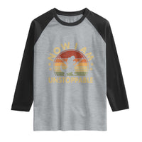 Retro Now I Am Unstoppable Raglan Shirt Funny Dinosaur Dino Gifts Vintage