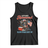 Lets Get Hammered and Blow Some Shit Up Tank Top Raccoon 4th Of July America - Wonder Print Shop