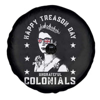 Happy Treason Day Spare Tire Cover British Queen Funny July 4th Colonial Meme - Wonder Print Shop