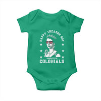 Happy Treason Day Baby Onesie British Queen Funny July 4th Colonial Meme - Wonder Print Shop