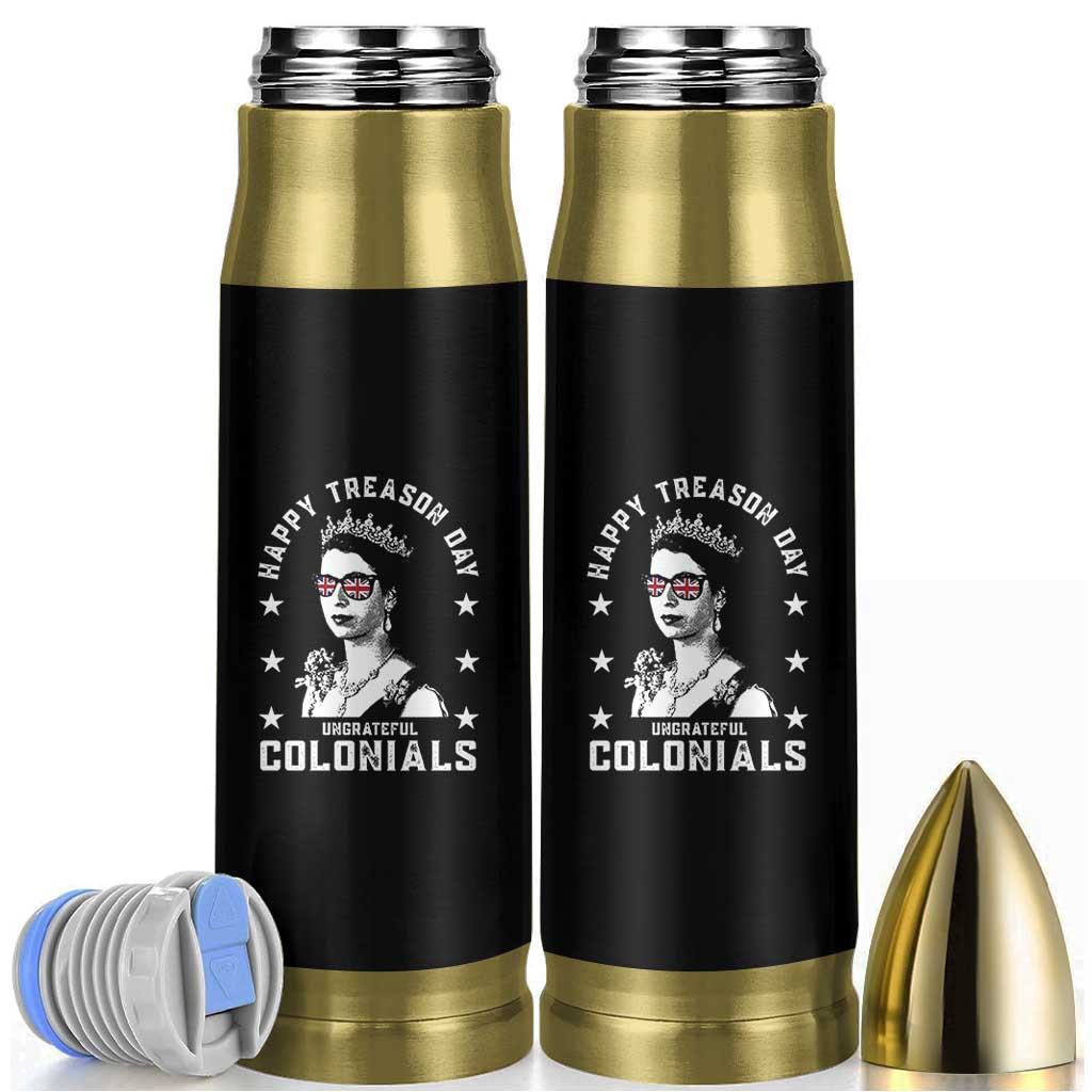 Happy Treason Day Bullet Tumbler British Queen Funny July 4th Colonial Meme - Wonder Print Shop