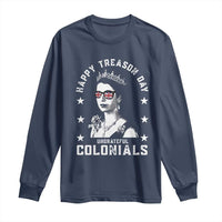 Happy Treason Day Long Sleeve Shirt British Queen Funny July 4th Colonial Meme - Wonder Print Shop