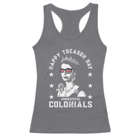 Happy Treason Day Racerback Tank Top British Queen Funny July 4th Colonial Meme - Wonder Print Shop