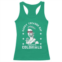 Happy Treason Day Racerback Tank Top British Queen Funny July 4th Colonial Meme - Wonder Print Shop