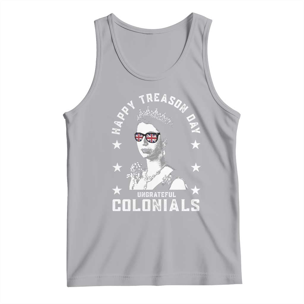 Happy Treason Day Tank Top British Queen Funny July 4th Colonial Meme - Wonder Print Shop