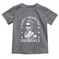 Happy Treason Day Toddler T Shirt British Queen Funny July 4th Colonial Meme - Wonder Print Shop