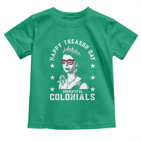 Happy Treason Day Toddler T Shirt British Queen Funny July 4th Colonial Meme - Wonder Print Shop