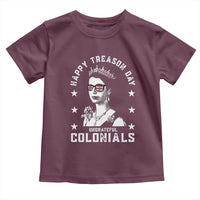 Happy Treason Day Toddler T Shirt British Queen Funny July 4th Colonial Meme - Wonder Print Shop