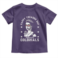 Happy Treason Day Toddler T Shirt British Queen Funny July 4th Colonial Meme - Wonder Print Shop