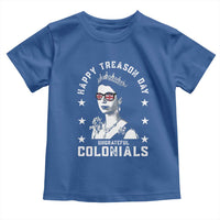 Happy Treason Day Toddler T Shirt British Queen Funny July 4th Colonial Meme - Wonder Print Shop