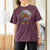 Patriotic Bigfoot 4th of July T Shirt For Women American Flag Merica Fireworks Sasquatch Moon - Wonder Print Shop