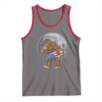 Patriotic Bigfoot 4th of July Tank Top American Flag Merica Fireworks Sasquatch Moon - Wonder Print Shop