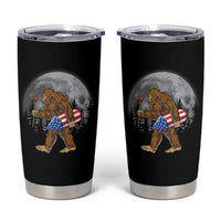 Patriotic Bigfoot 4th of July Tumbler Cup American Flag Merica Fireworks Sasquatch Moon - Wonder Print Shop