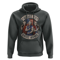 Funny Right to Bare Arms Founding Fathers Hoodie 4th of July Patriotic Celebrations - Wonder Print Shop