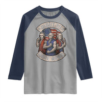 Funny Right to Bare Arms Founding Fathers Raglan Shirt 4th of July Patriotic Celebrations - Wonder Print Shop